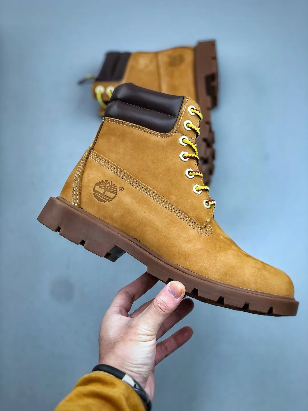 Local pick-up 💰600 supports store placement [Purely produced in Dongguan] Ice Studios x Timberland Timberland 6-Inch outdoor suede boots for men, genuine standard cutting grade, original box accessories, Dongguan foreign trade OEM quality, original Baoyuan injection machine, original imported waterproof leather with anti-splash function, original consistent full suede collar, lightweight anti-slip rubber foam combination bottom Size:39～45